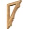 Ekena Millwork Balboa Traditional Rough Sawn Bracket, Western Red Cedar, 4"W x 30"D x 42"H BKT04X30X42BOA01RWR - alternate 1